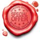 special offer hot sales promotion bargain webshop icon or online